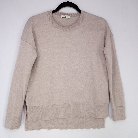 Aritzia Babaton 100% Merino Wool Sweater Size 2 Brown Soft Cozy - Picture 1 of 12